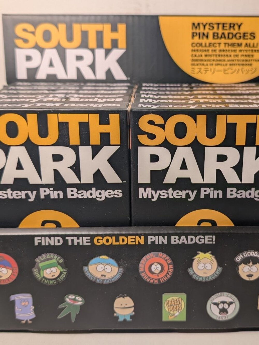 South Park Mystery Pin Badge Series Case Of 12 Enamel Pins Official Collectibles